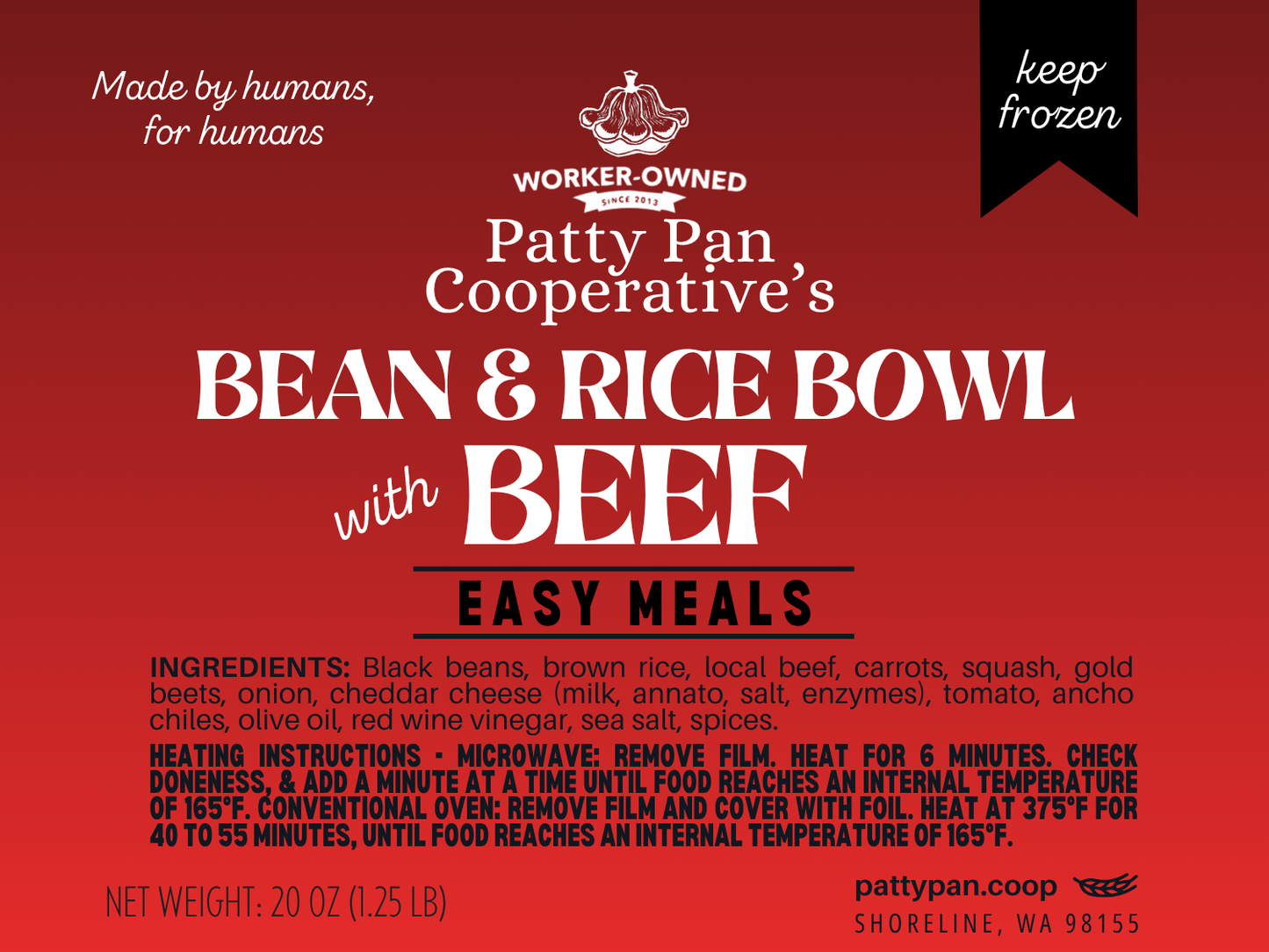 Bean and Rice Bowl - Beef
