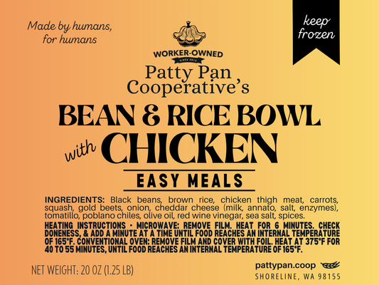 Bean and Rice Bowl - Chicken