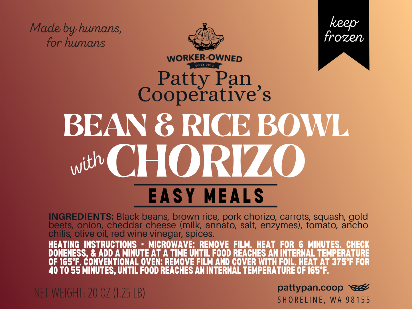 Bean and Rice Bowl - Chorizo