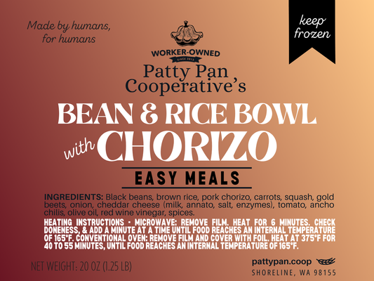 Bean and Rice Bowl - Chorizo