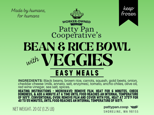 Bean and Rice Bowl - Veggies