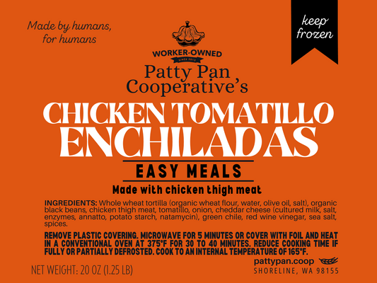 Chicken Tomatillo Enchiladas